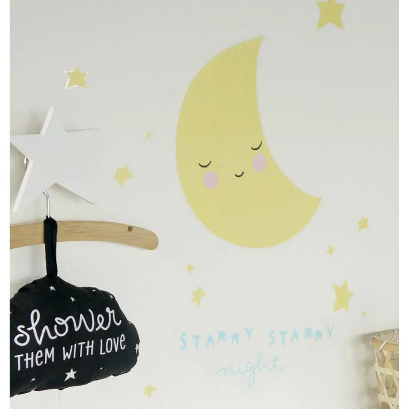 A Little Lovely Company Wall Stickers Moon