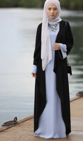 Abaya Dress Blue&Black