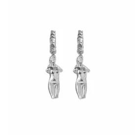 Aphrodite Drop Earrings Large - Gold-Plated Silver