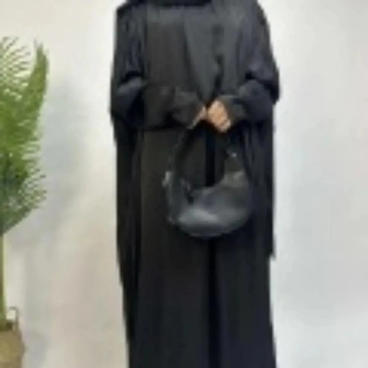 Armani Satin Drawstring Abaya (MA039)