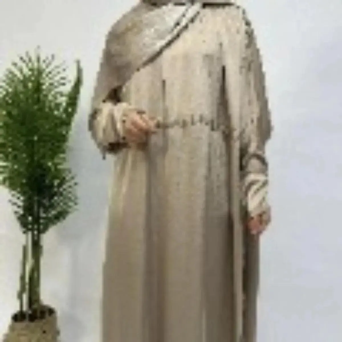 Armani Satin Drawstring Abaya (MA039)