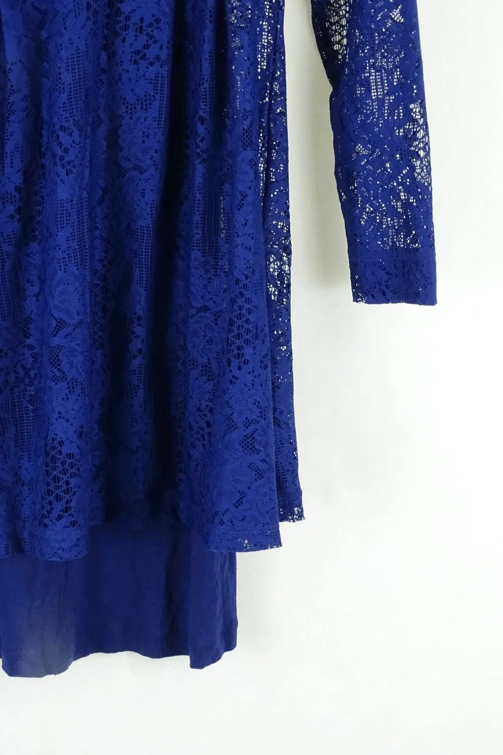 Asos Blue Lace Dress 8