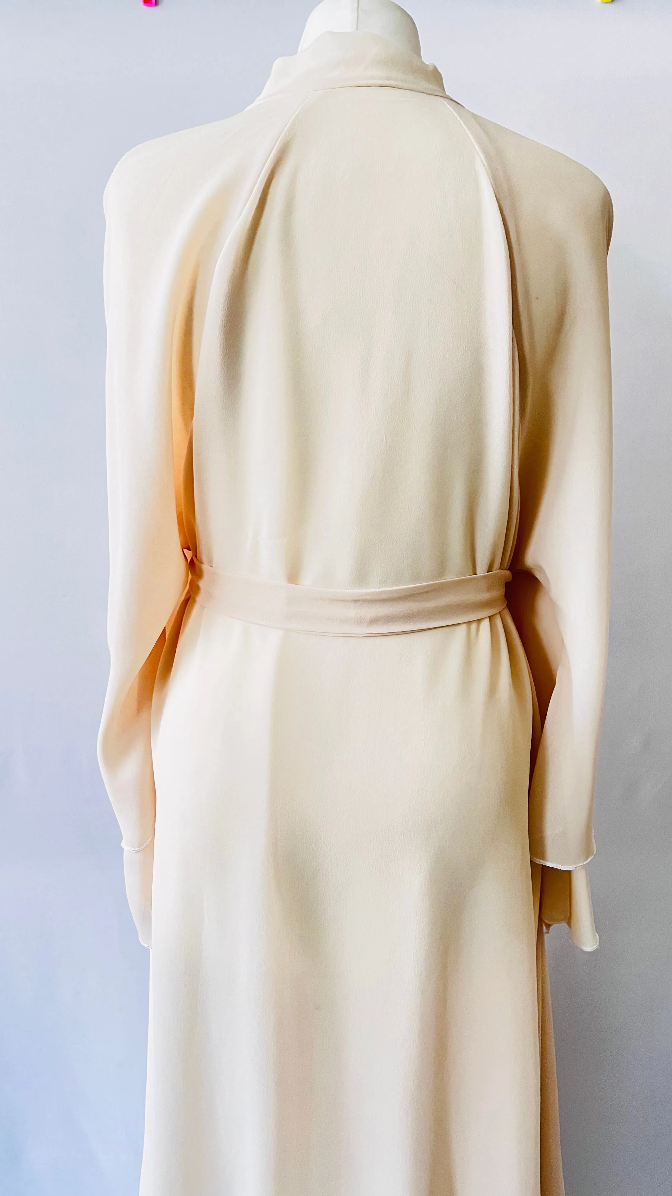 Beige / Cream Double Layered Abaya | Dress Beautiful Exclusive Design