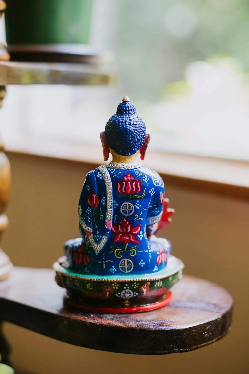 Blue Lotus Medicine Buddha Statue