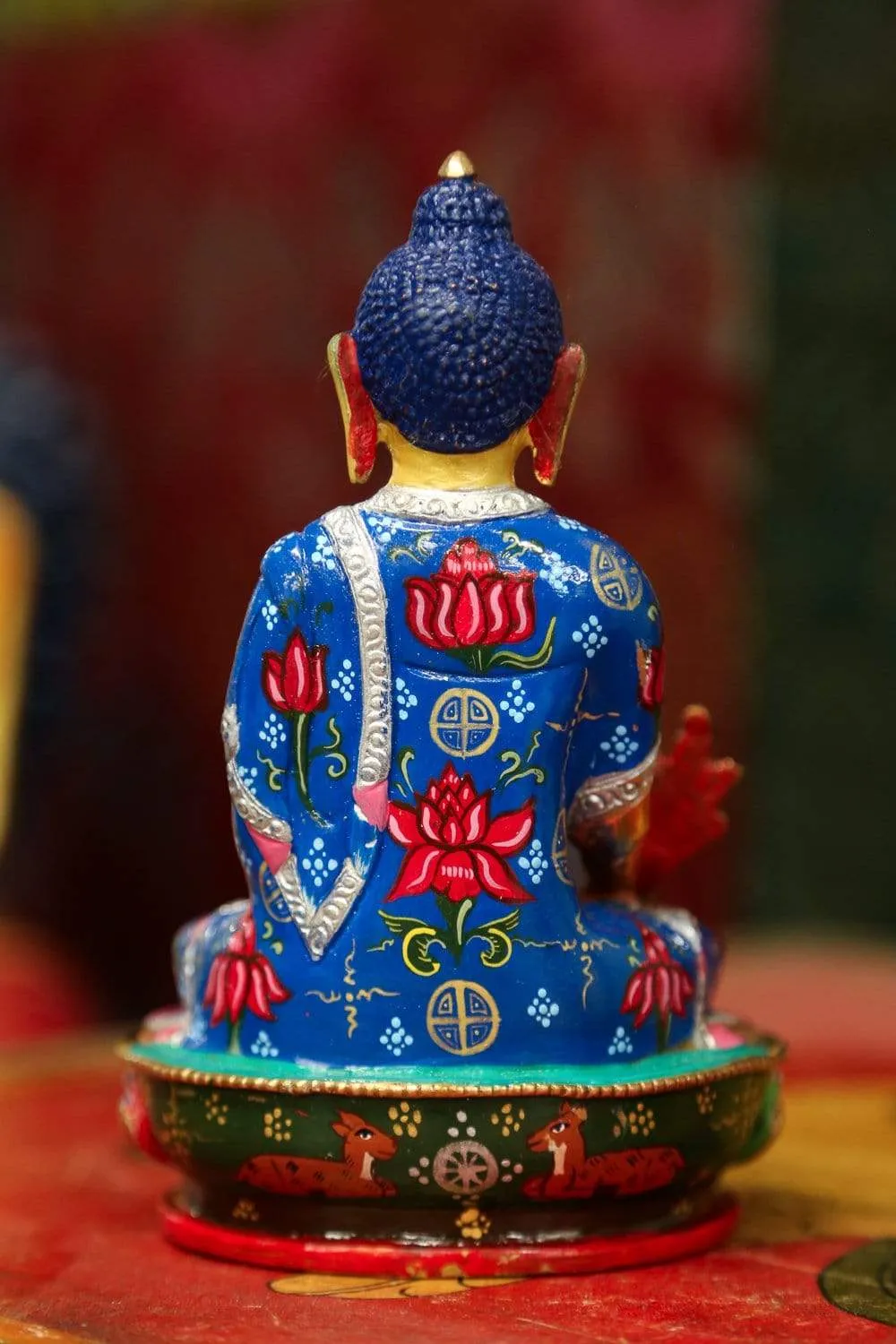 Blue Lotus Medicine Buddha Statue