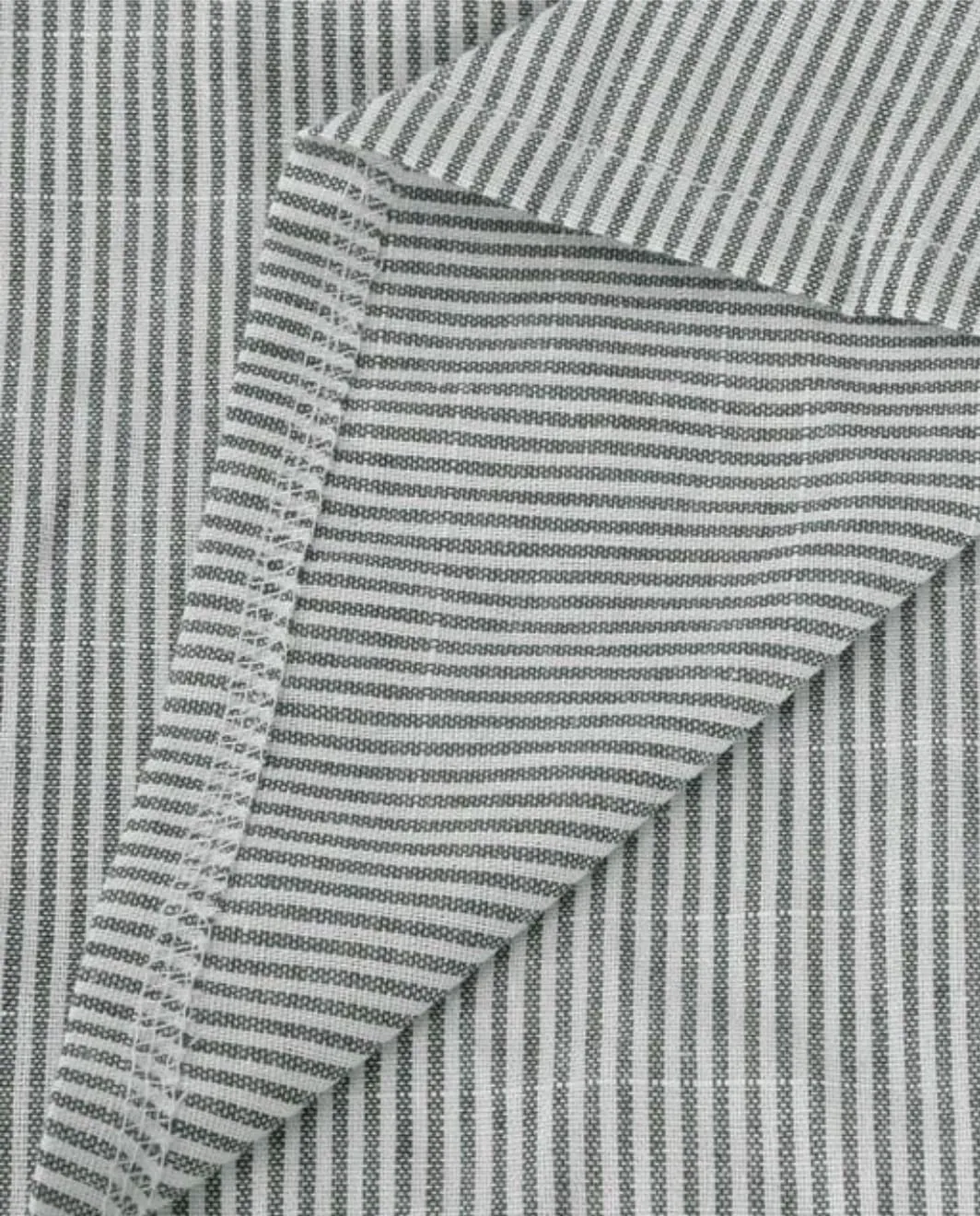 Button Down Shirt Dress for Womens Cotton Linen Long Sleeve Maxi Dress Striped Casual Loose Fit Dress with Pockets