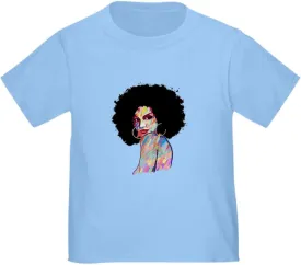CafePress Artistic Black Woman Hand Painted African T Shirt Cute Toddler Graphic Tee, 100% Cotton