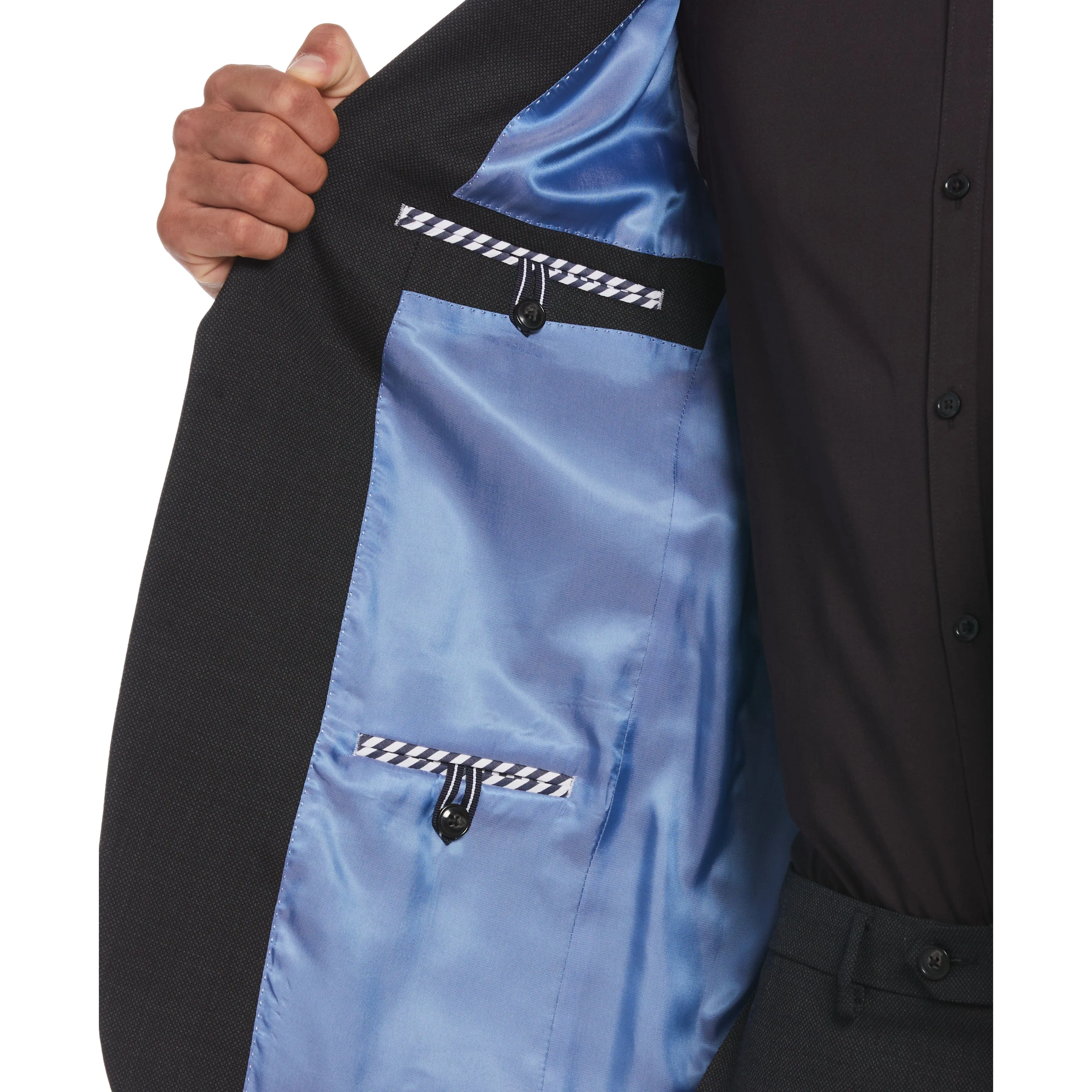 Charcoal Birdseye Suit Separate Jacket