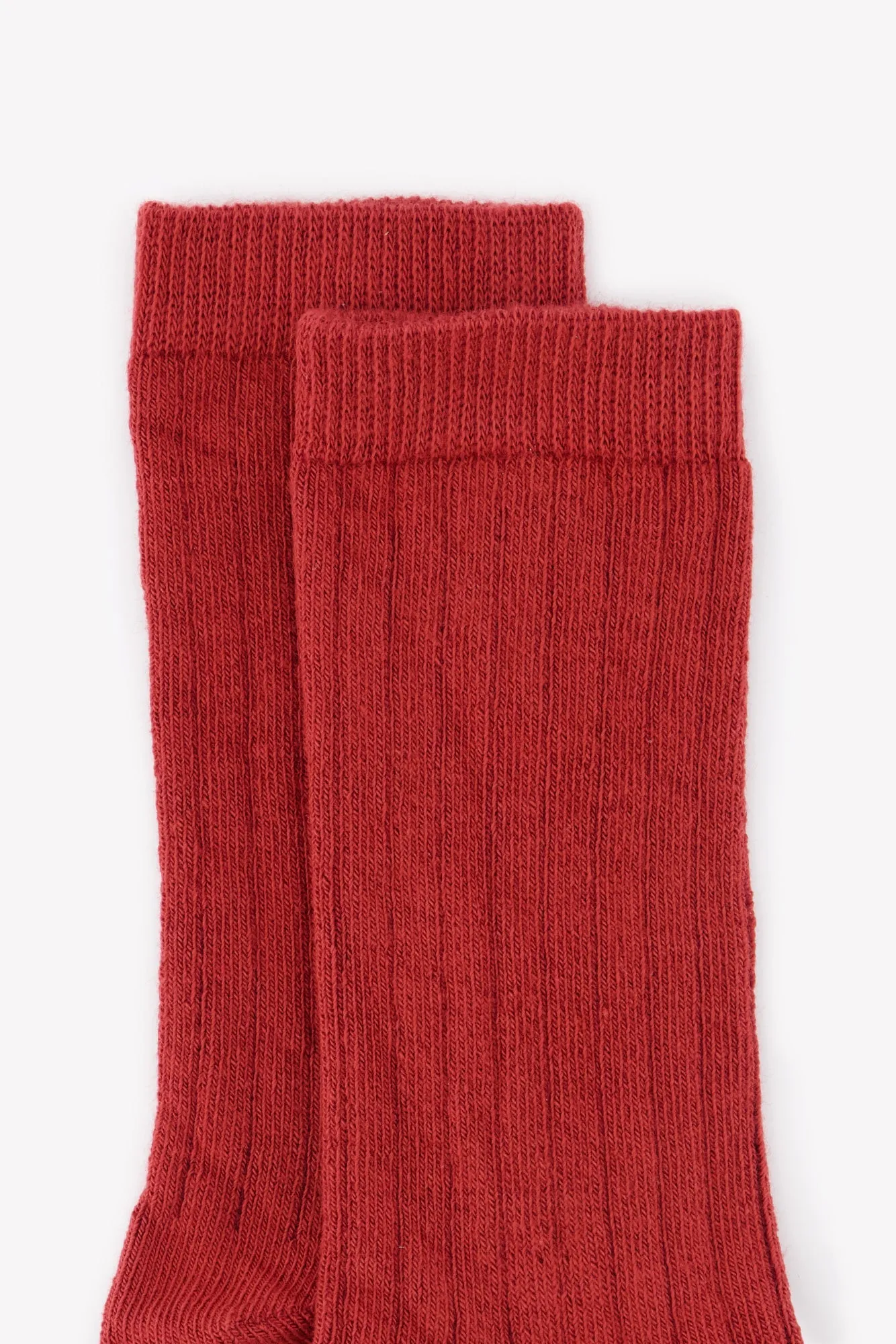 Chaussettes Duo Rose Et Rouge