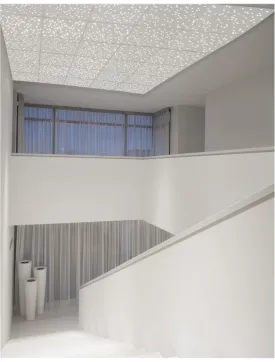 CIE White ABS Starry Night Remote Control Modular Ceiling Tile - ID 10579