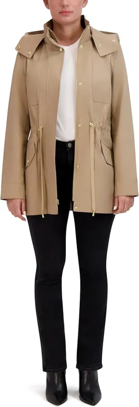 Cole Haan Women's Adjustable Rain Short Coat