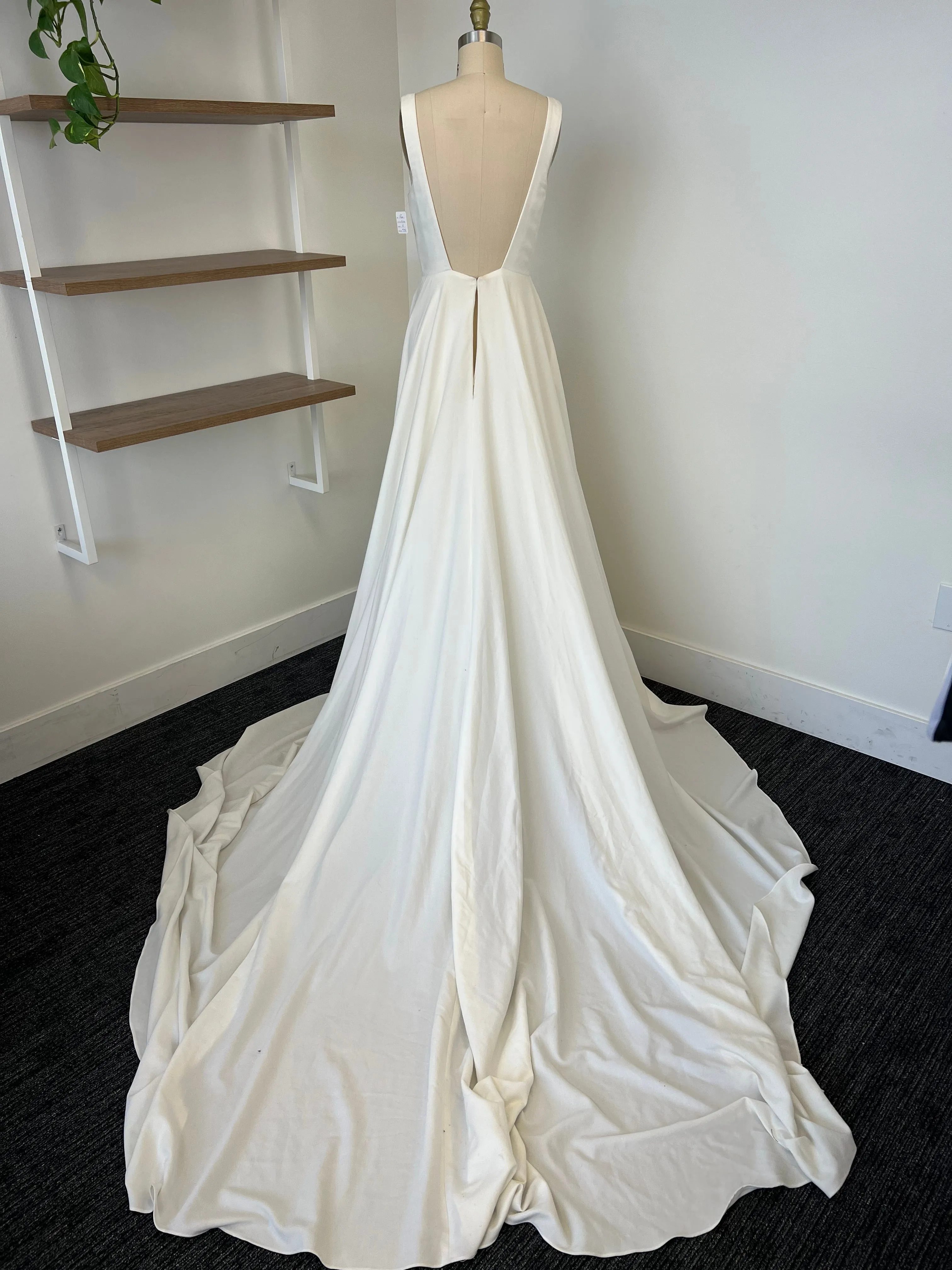 Crepe A-line Dress