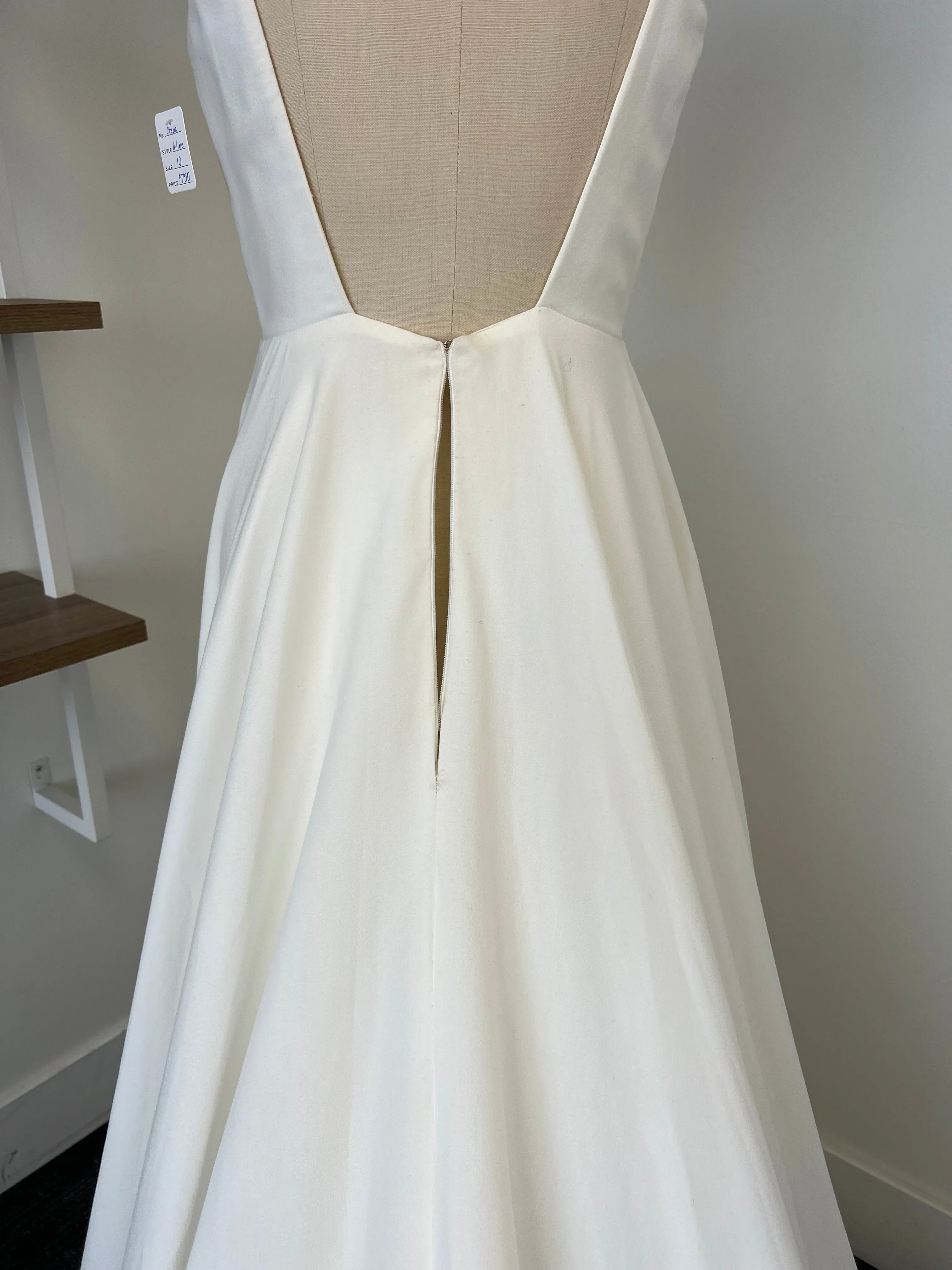 Crepe A-line Dress