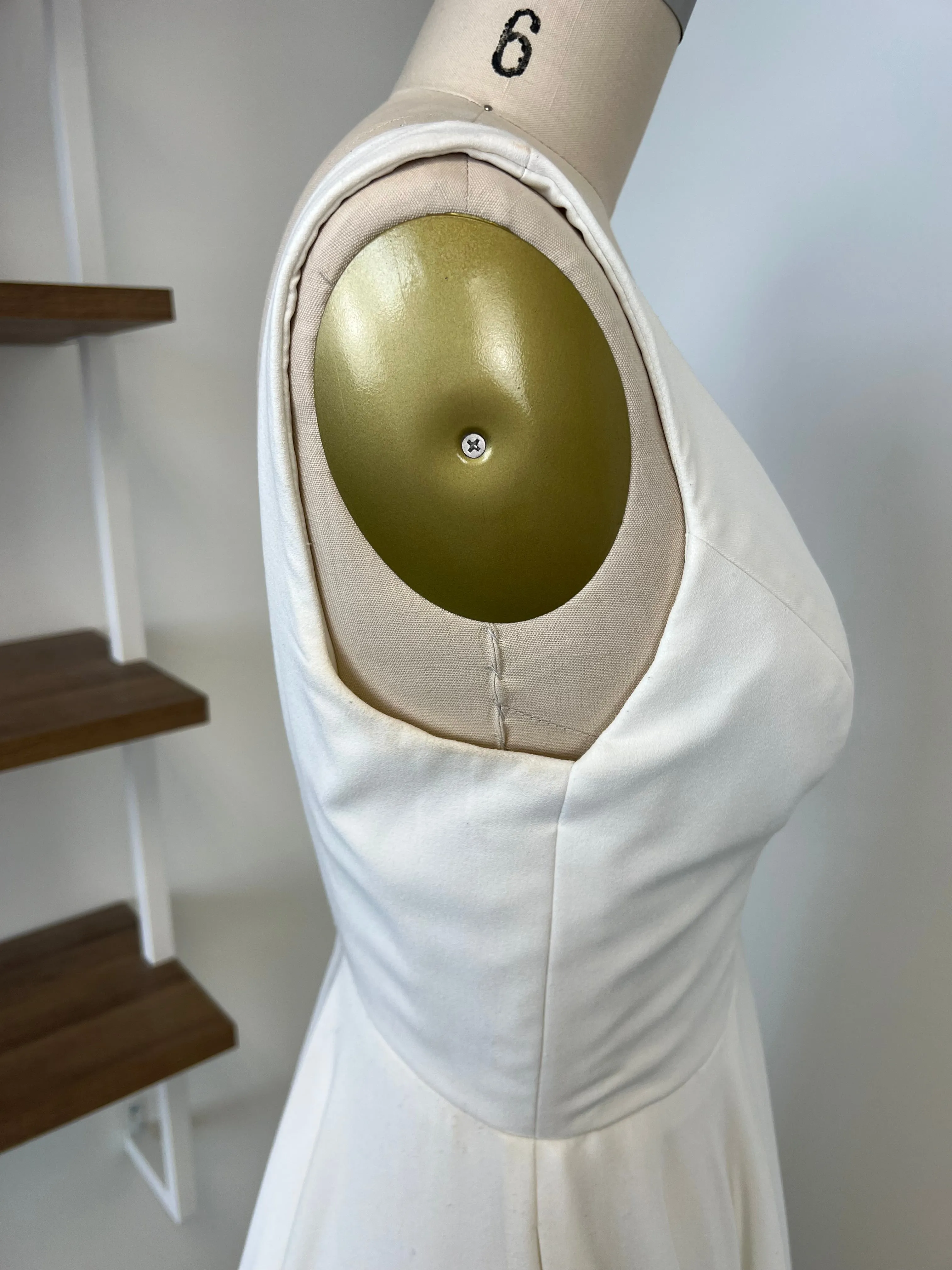 Crepe A-line Dress