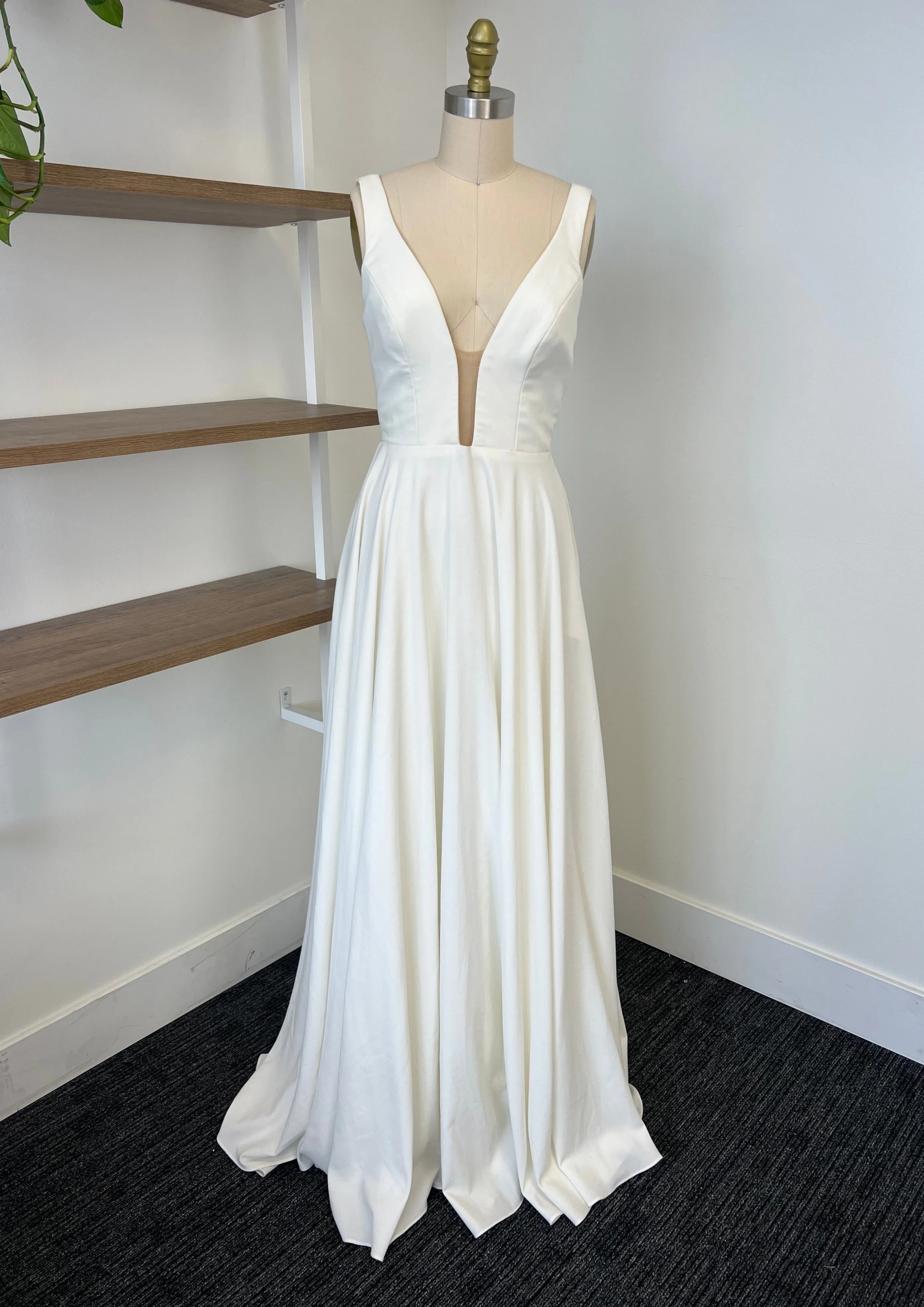 Crepe A-line Dress