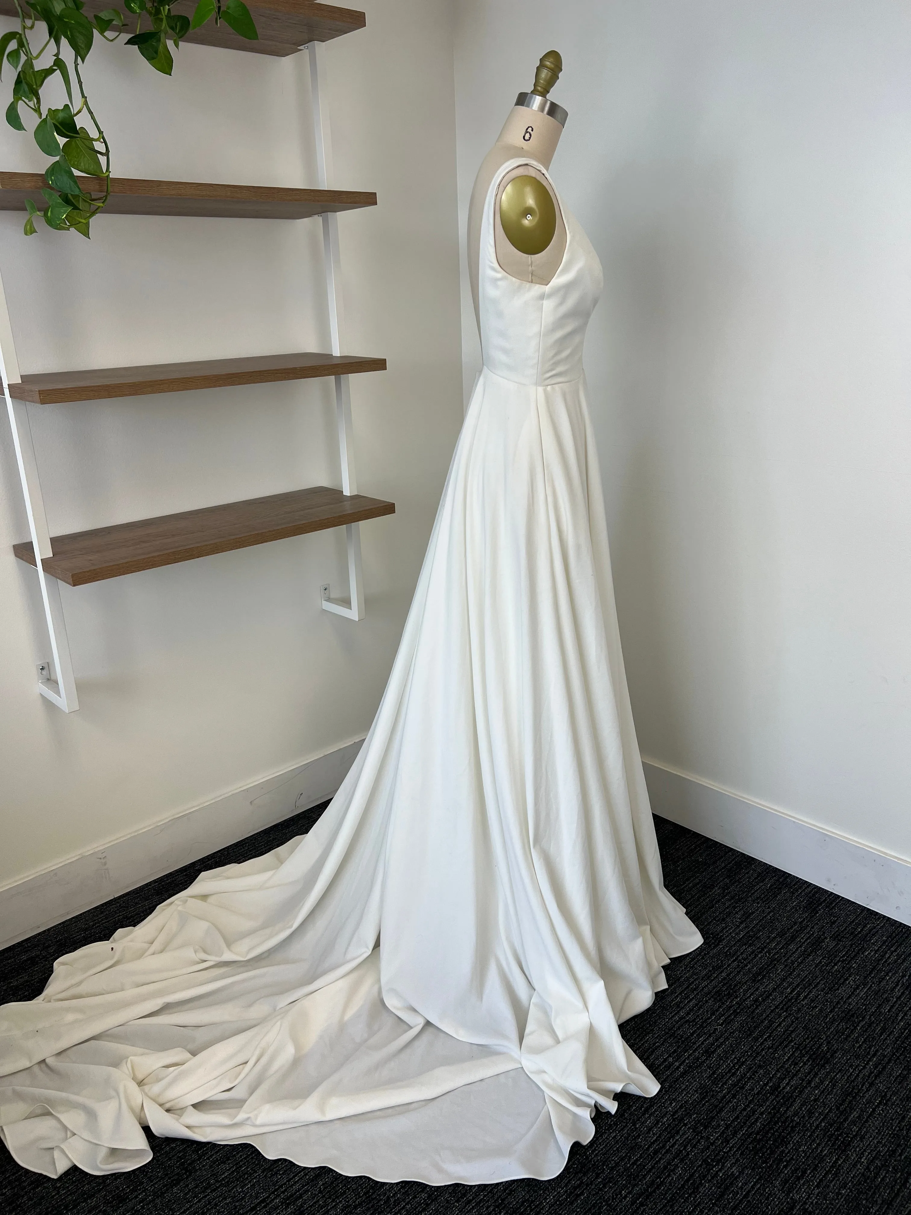 Crepe A-line Dress