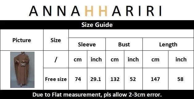 Dark Green Batwing sleeve abaya for Hajj Umrah Prayer Dress For Women