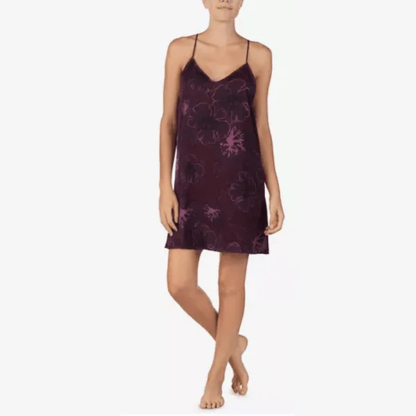 DKNY Womens Racerback Chemise Nightgown