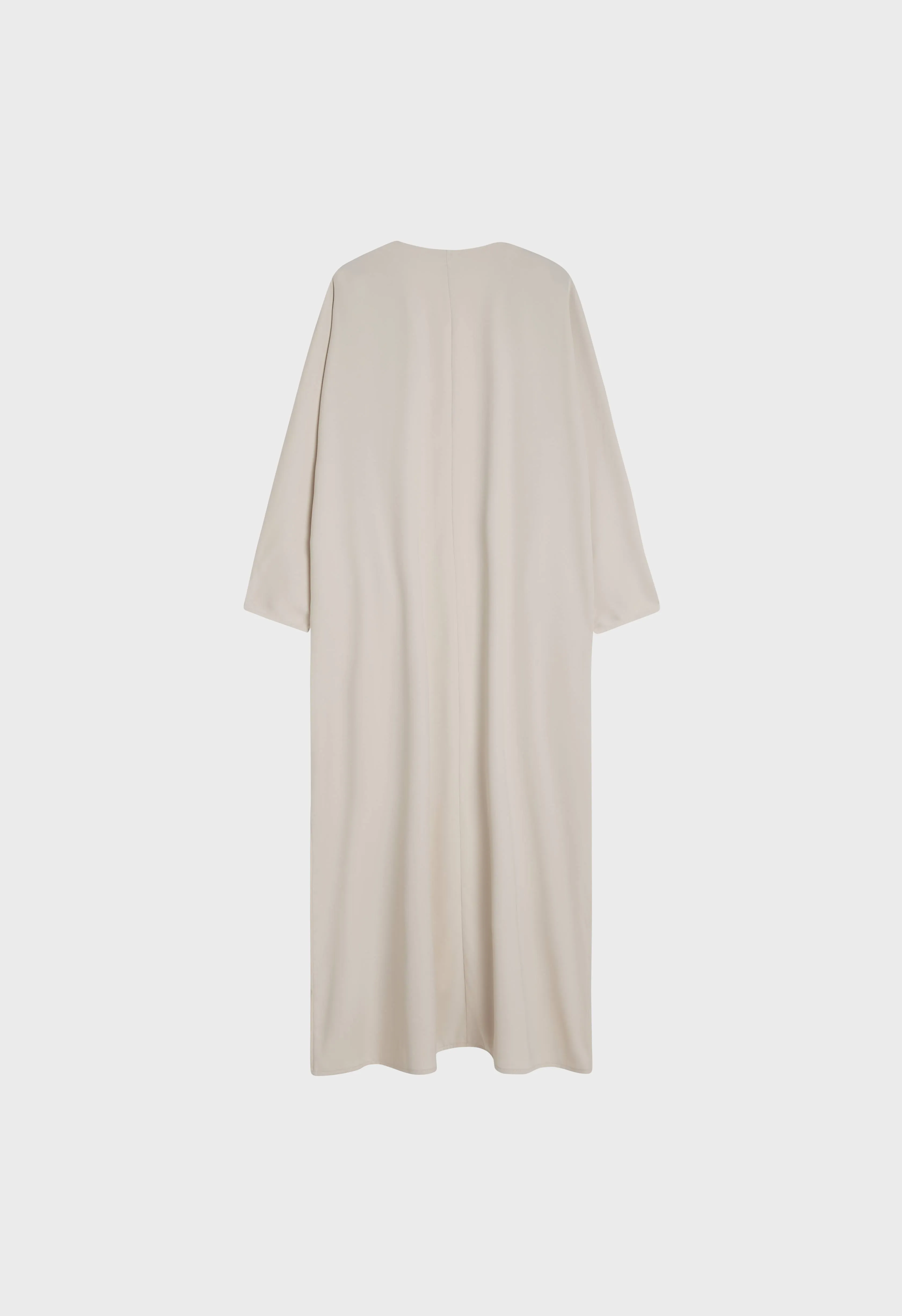 Dull Satin Bat Sleeve Abaya | Cashmere