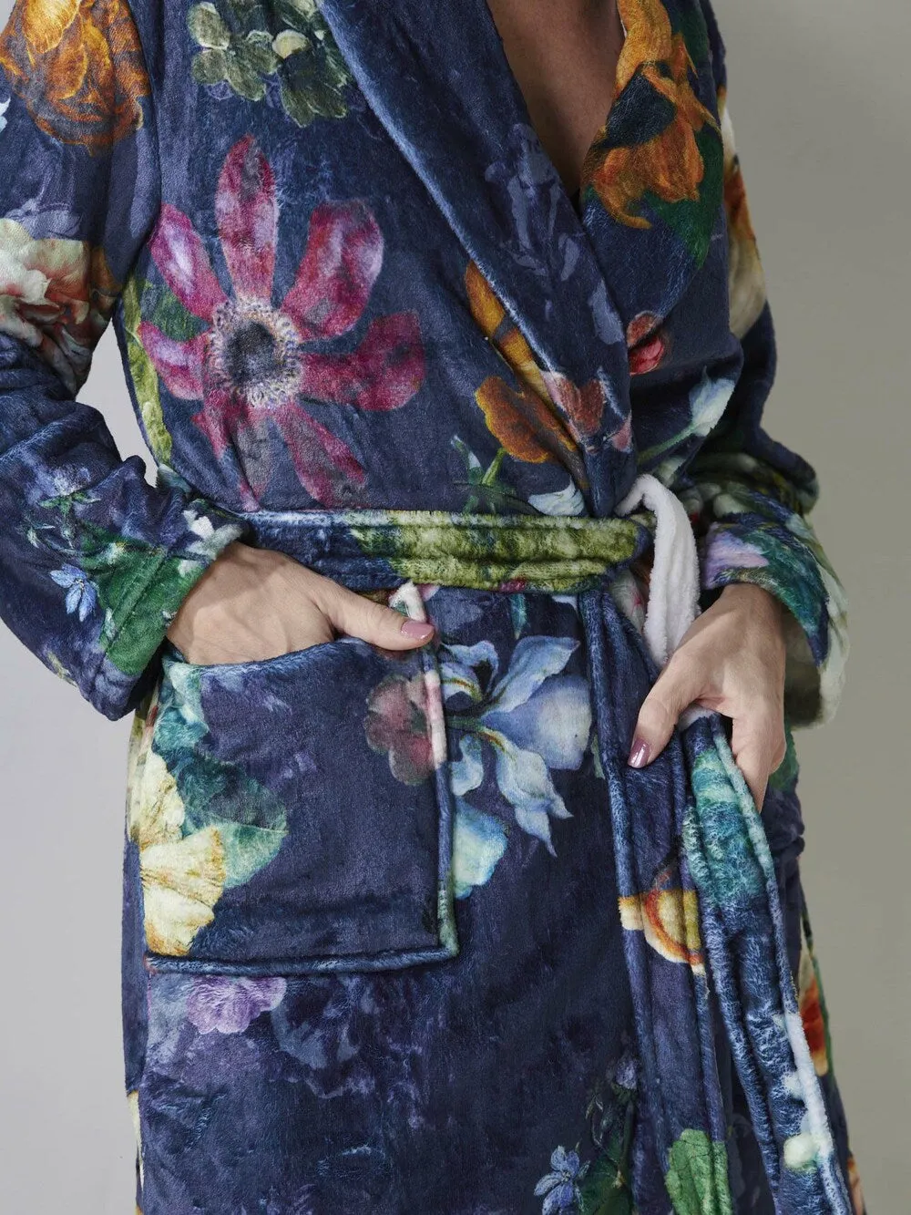 Essenza Fleur long robe, night blue