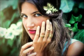 Fig Leaf Goddess Crown