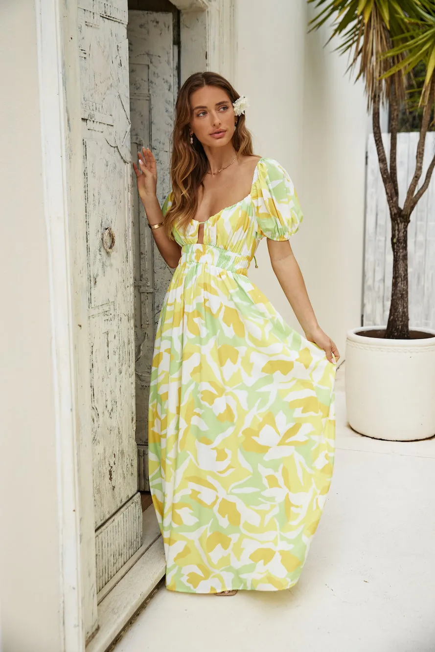 Freedom Found Maxi Dress Yellow