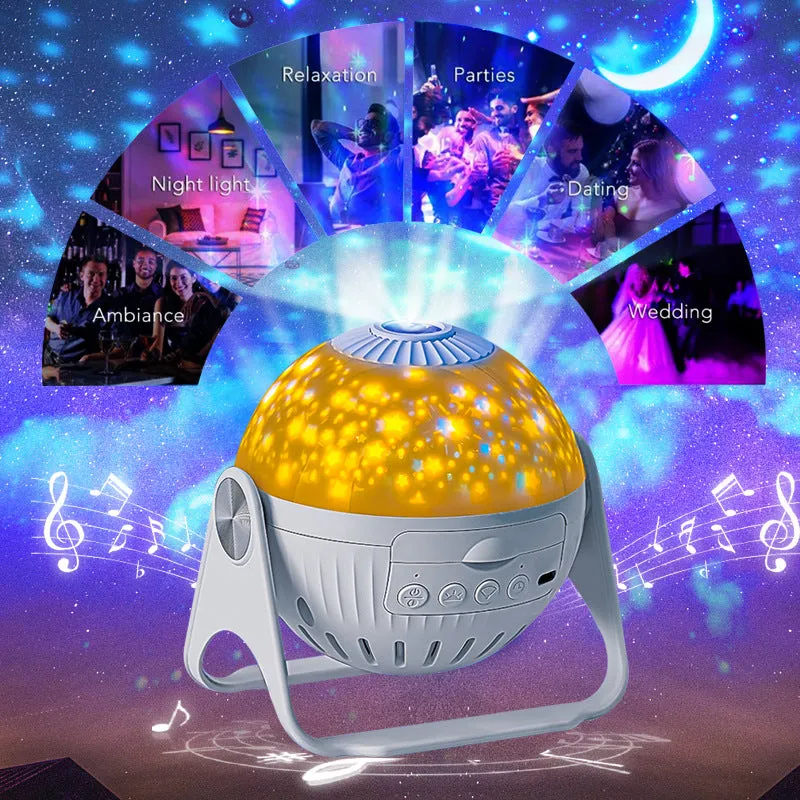Galaxy Projector Starry Sky Projection Bedroom Bedside Night Light