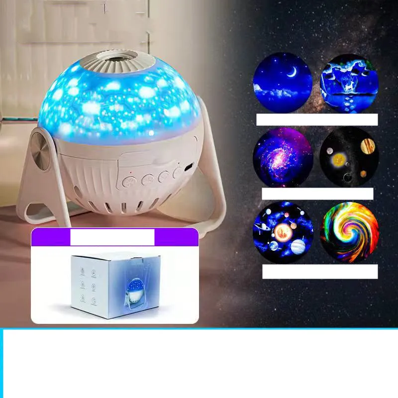 Galaxy Projector Starry Sky Projection Bedroom Bedside Night Light