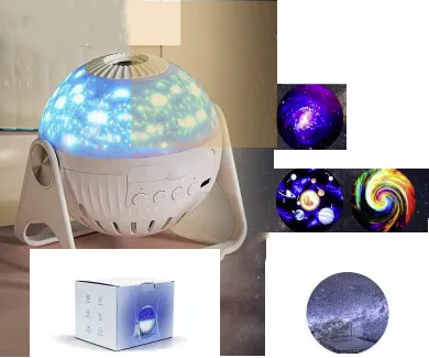 Galaxy Projector Starry Sky Projection Bedroom Bedside Night Light