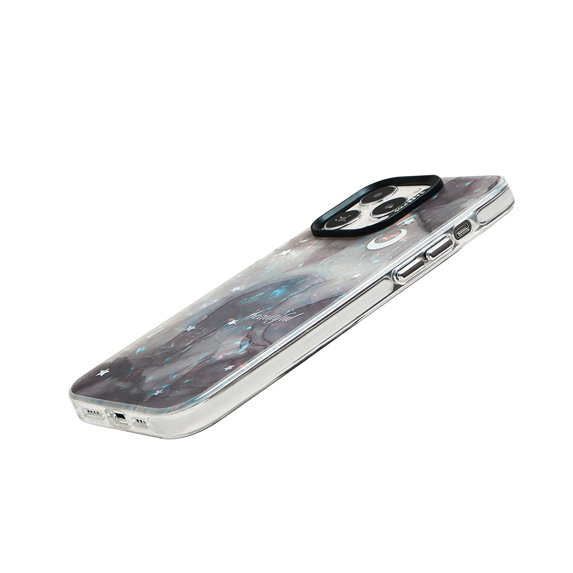 Glittery Starry Night Laser Phone Case