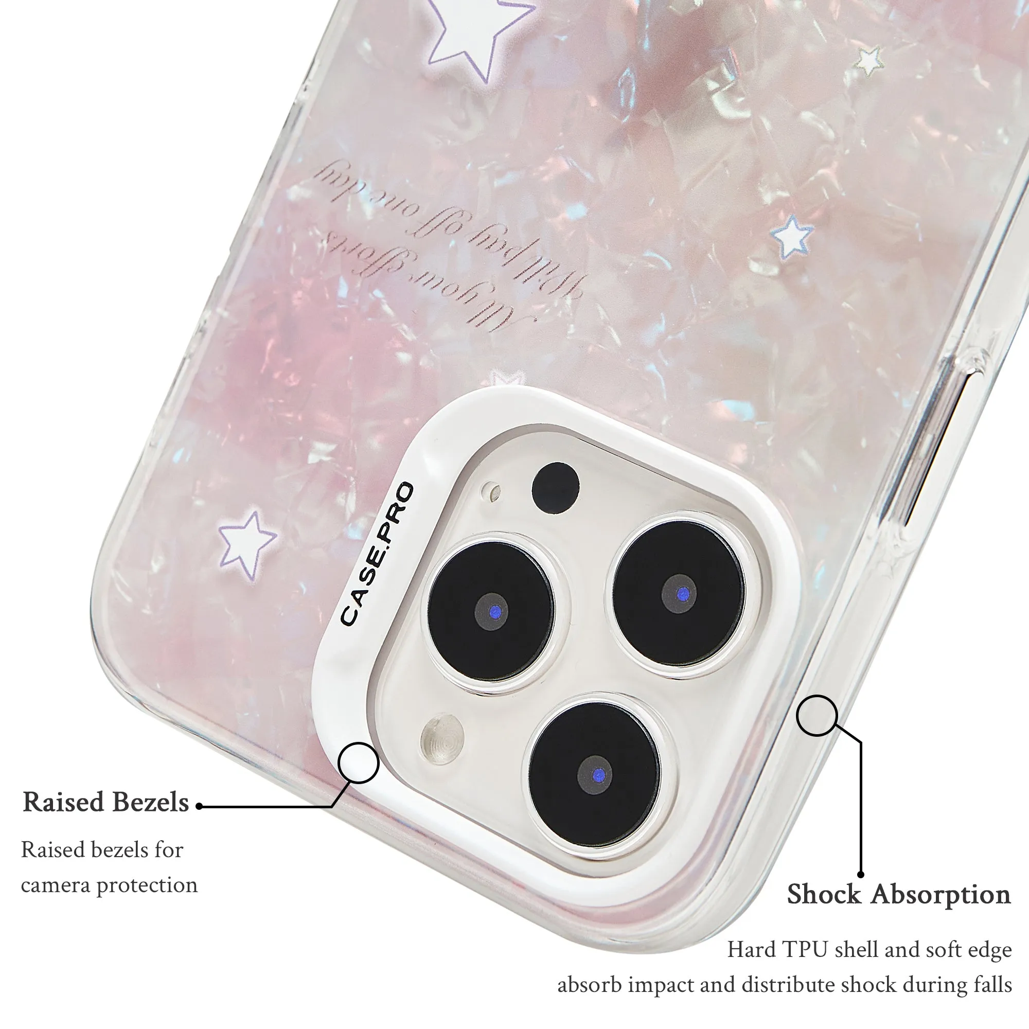 Glittery Starry Night Laser Phone Case