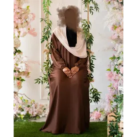 Hafsa Abaya (Coffee Brown)