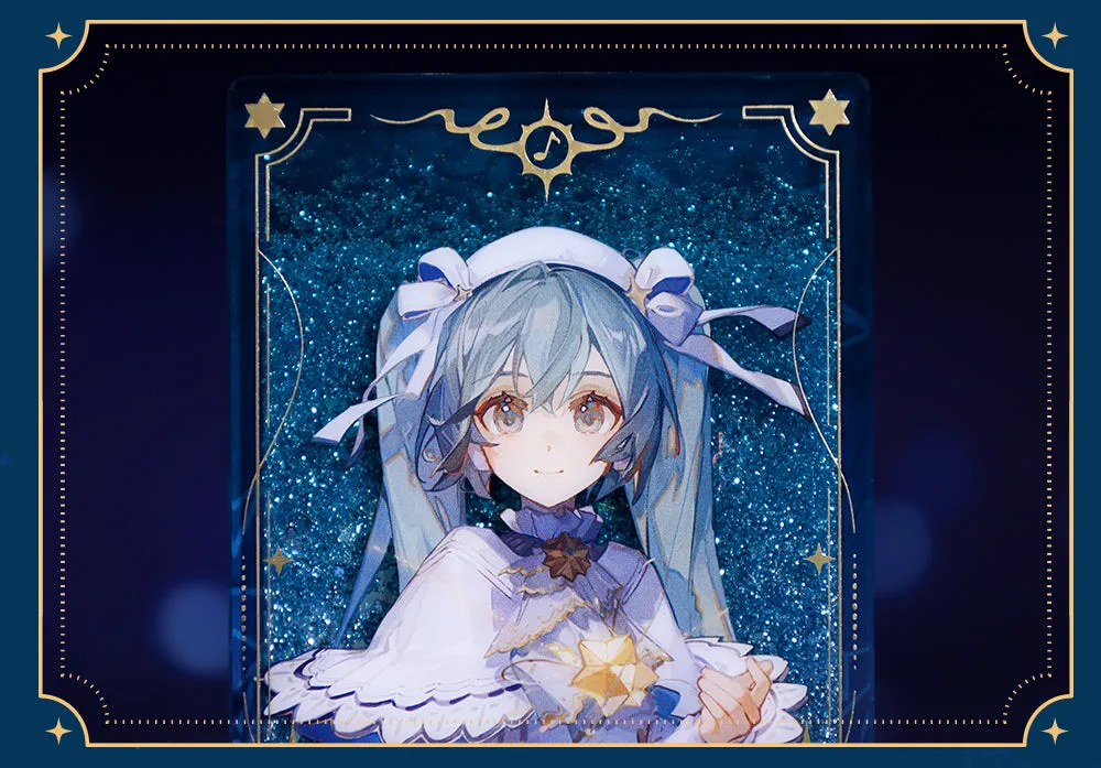 Hatsune Miku - Hatsune Miku Starry Night Acrylic Card BEMOE