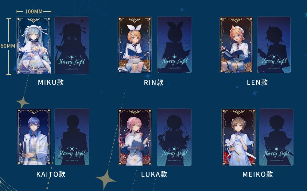 Hatsune Miku - Hatsune Miku Starry Night Acrylic Card BEMOE