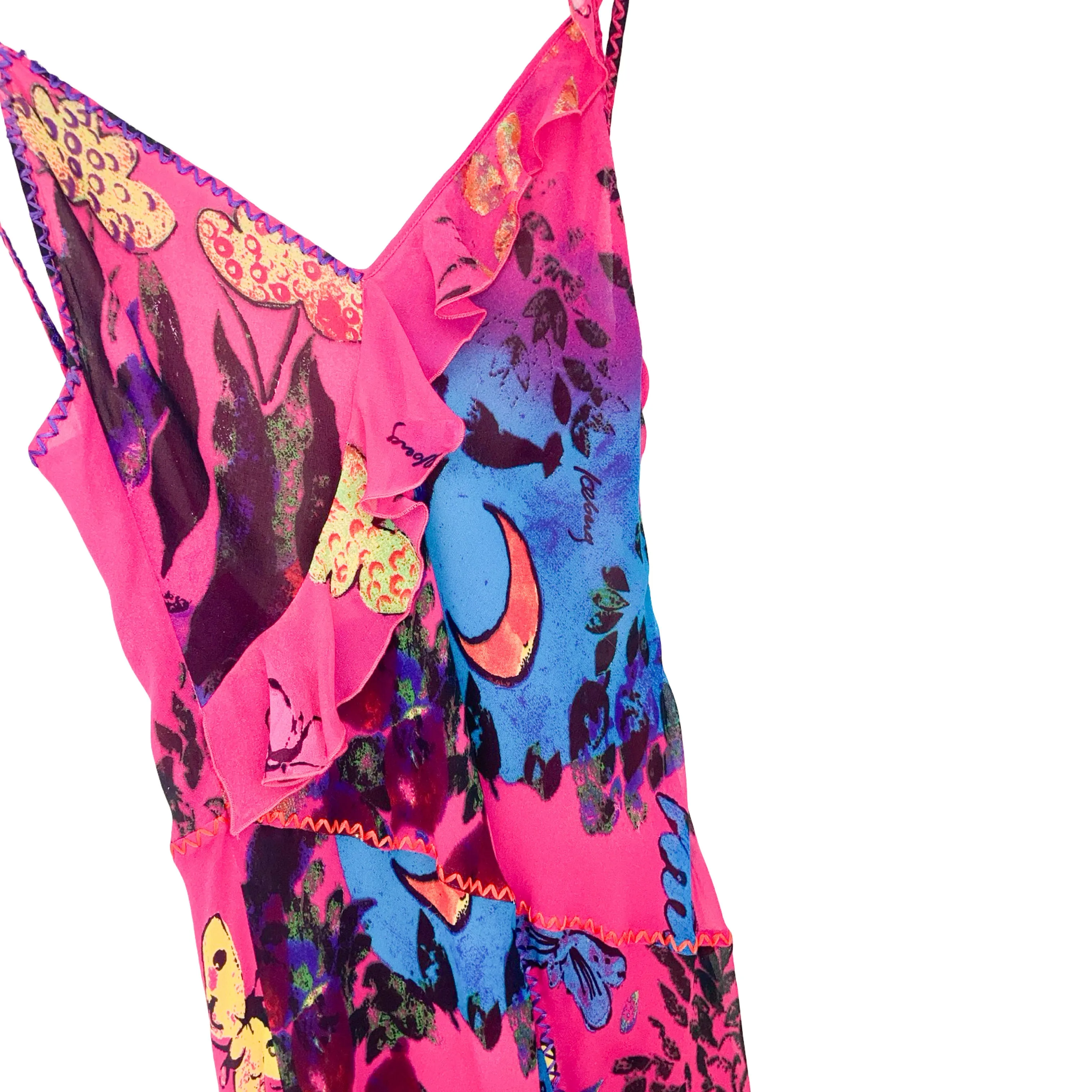 Iceberg S/S 2003 runway silk dress