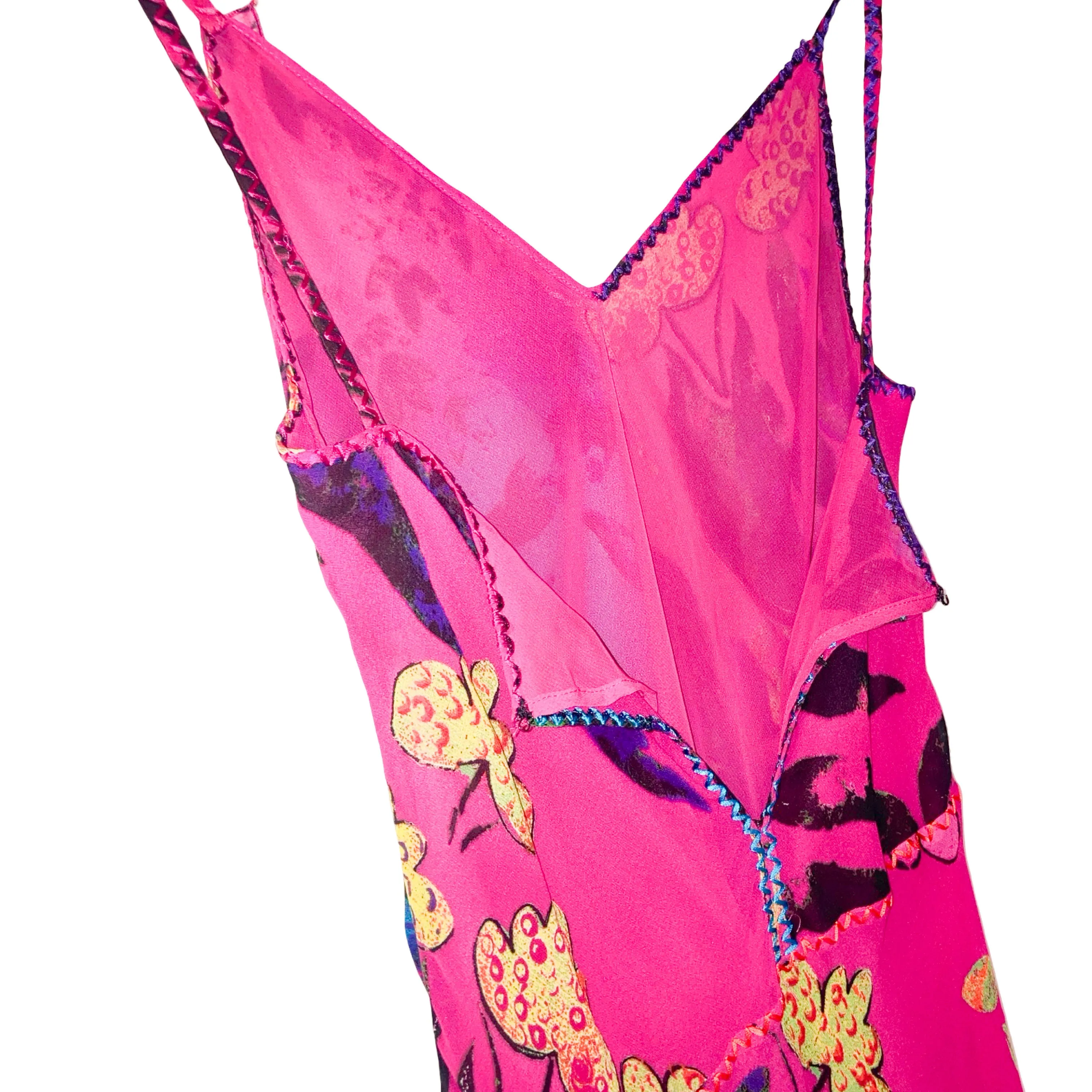 Iceberg S/S 2003 runway silk dress