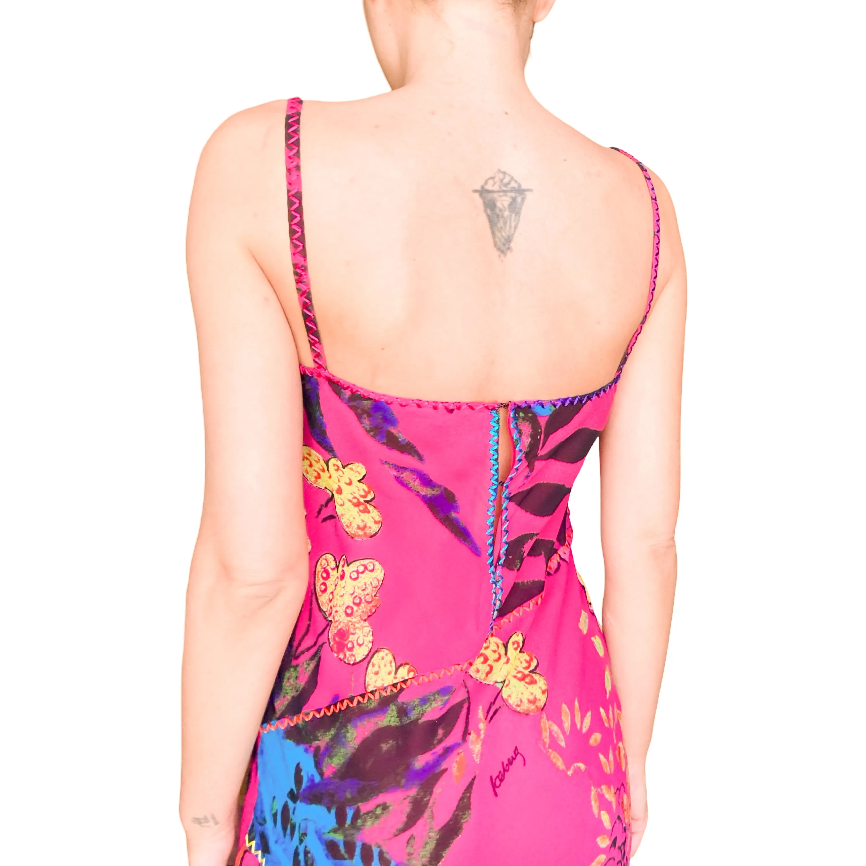 Iceberg S/S 2003 runway silk dress