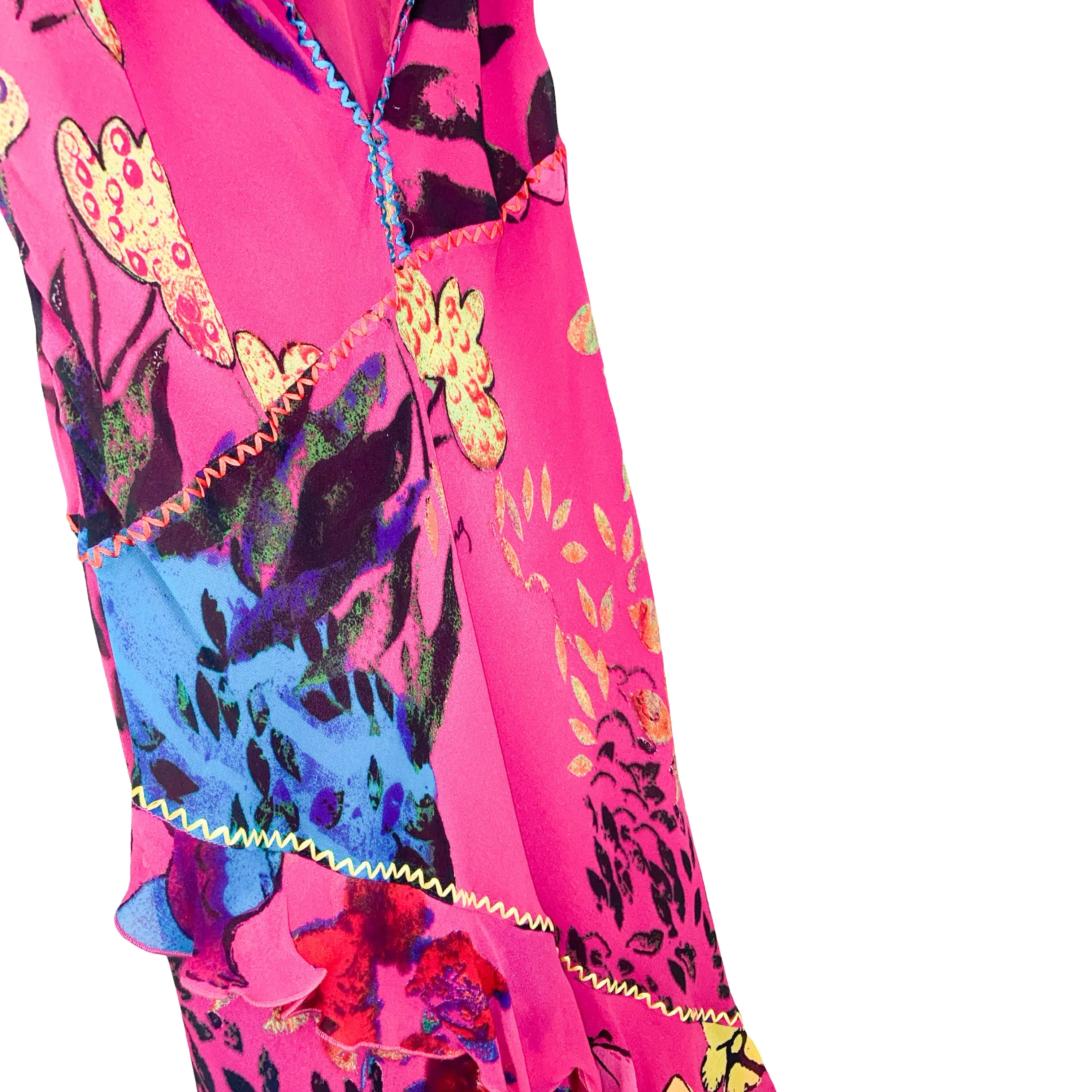 Iceberg S/S 2003 runway silk dress