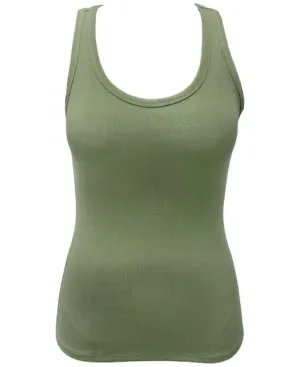 Jenni Cropped Rib-Knit Sleep Tank Top