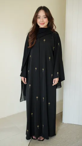Kesuma Obsidian Gold Abaya
