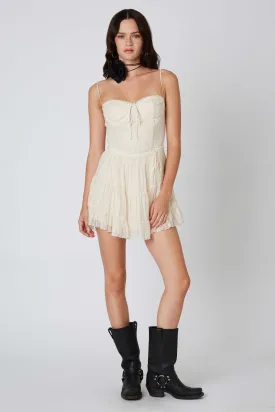 Lace Corset Mini Dress