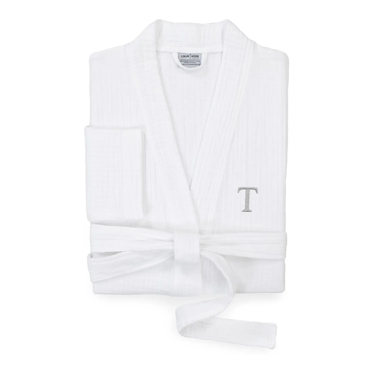Linum Home Textiles Turkish Cotton Smyrna Personalized Luxury Robe Linum Home Textiles