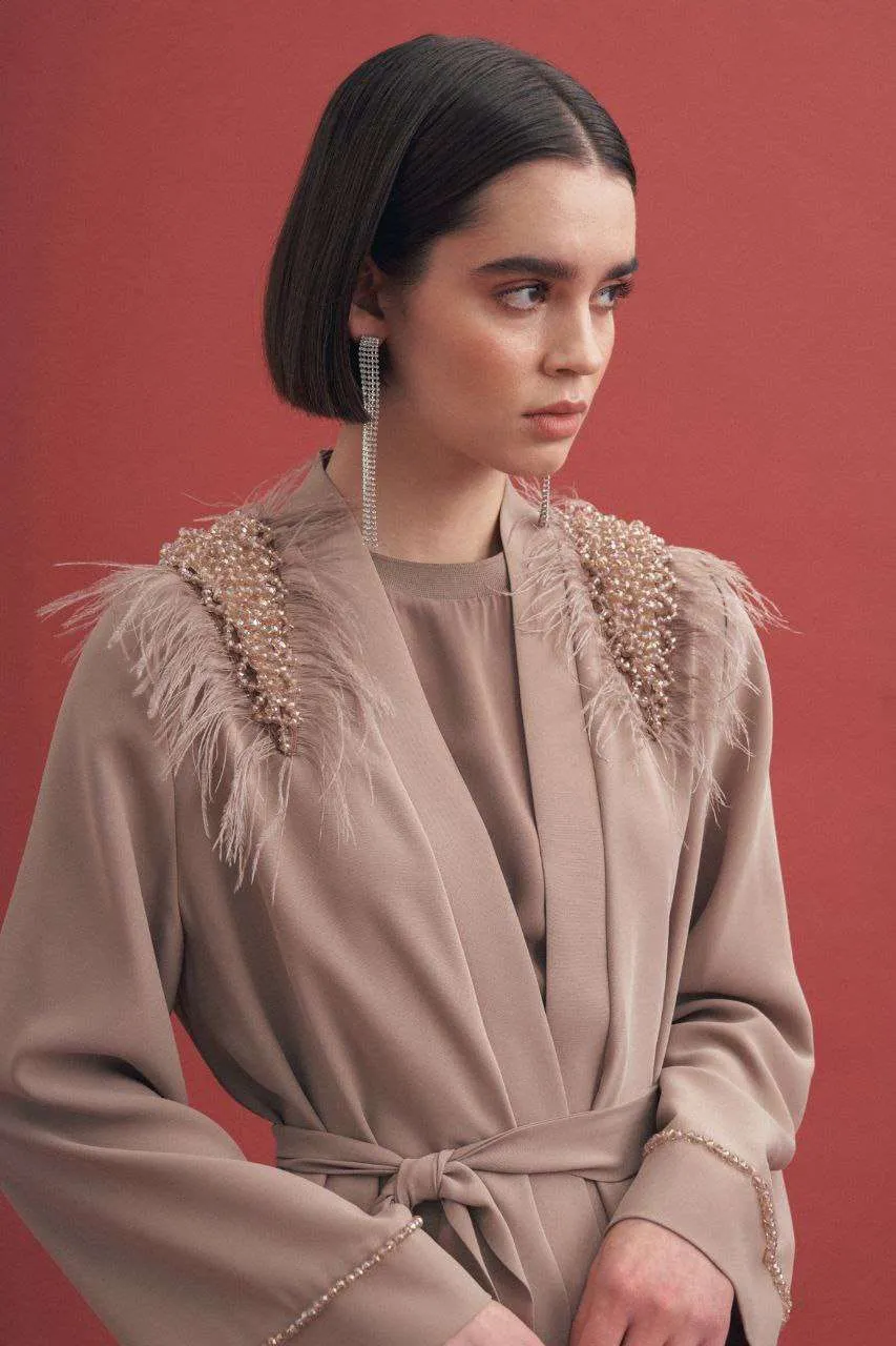 Marjan Open Front Abaya