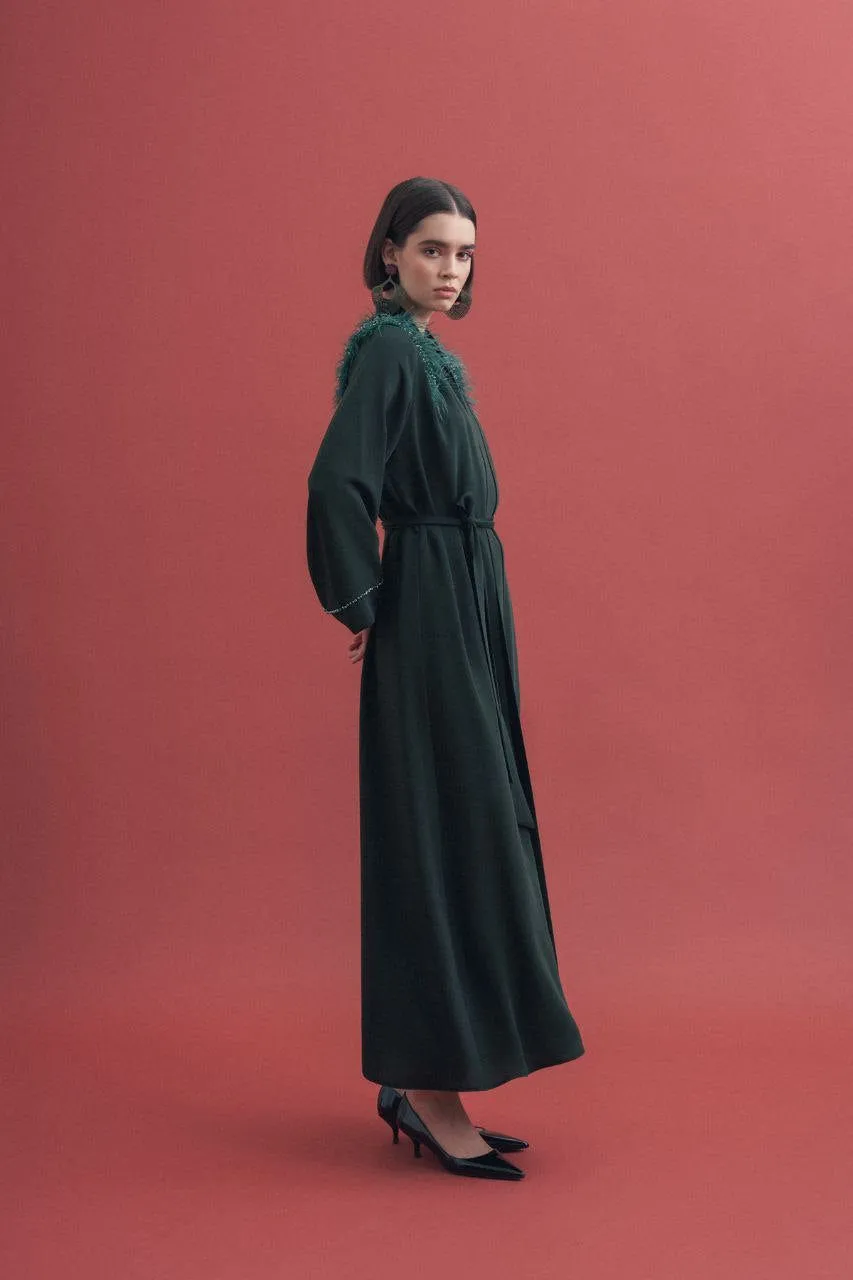 Marjan Open Front Abaya