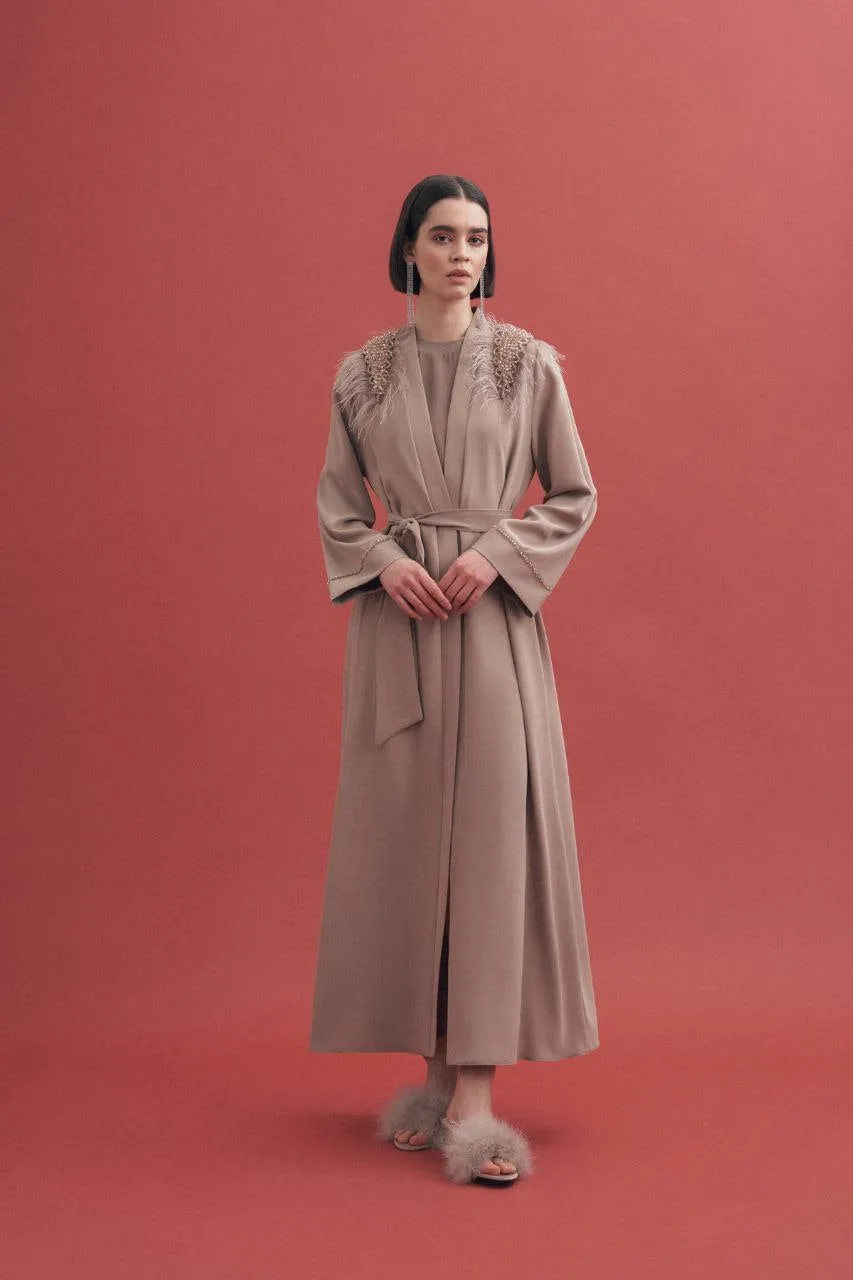 Marjan Open Front Abaya