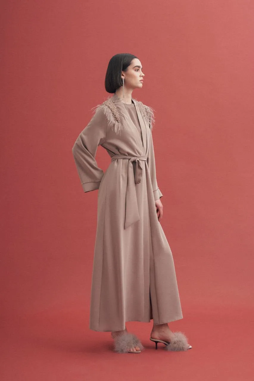 Marjan Open Front Abaya