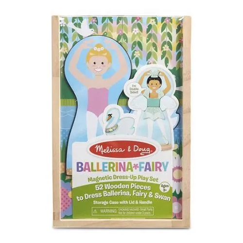 Melissa & Doug Magnetic Dress-Up - Ballerina/Fairy (Pre-Order)