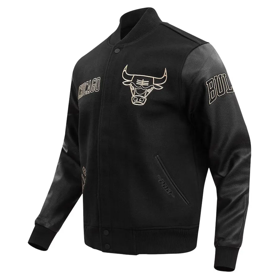 Men’s Chicago Bulls Black Varsity Jacket