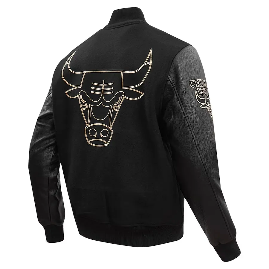 Men’s Chicago Bulls Black Varsity Jacket