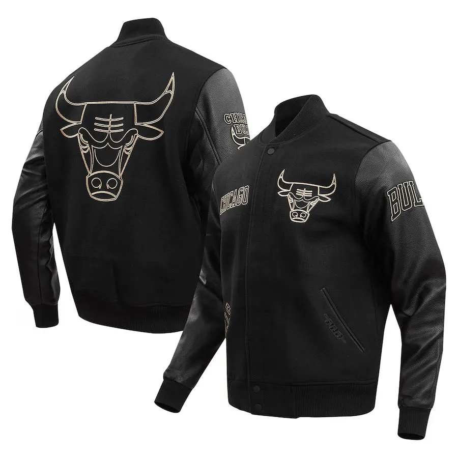 Men’s Chicago Bulls Black Varsity Jacket
